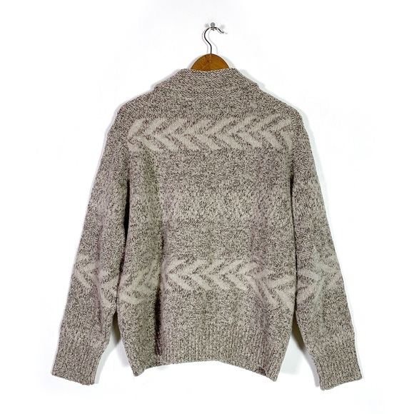 Buck Mason Grey Feather Heritage Wool Shawl Cardigan - Picture 5 of 8